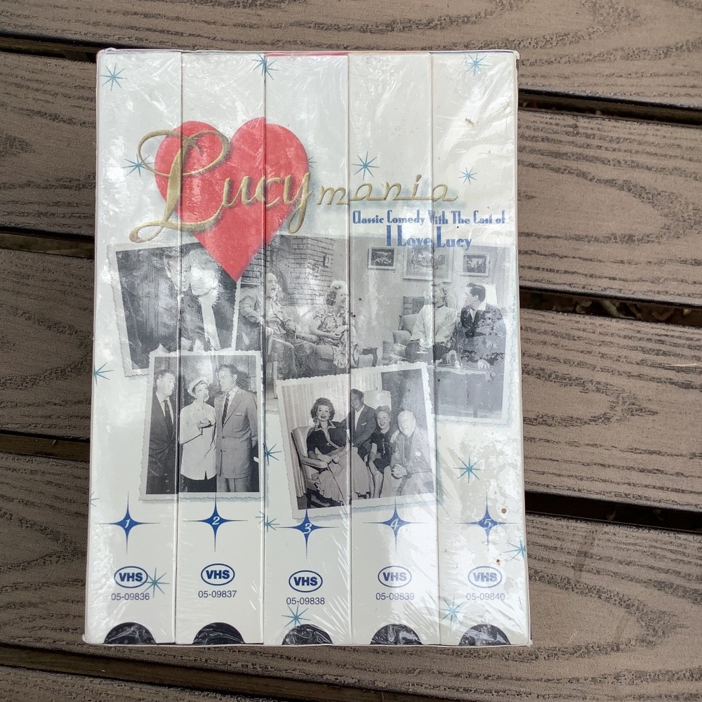 I Love Lucy Mania Collectors Series 5 VHS Boxed Se